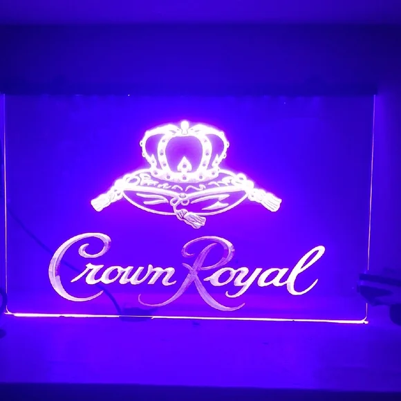 Crown Royal Purple Neon Party Light - Picture 2 of 2